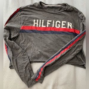 Tommy Hilfiger long sleeve crop top